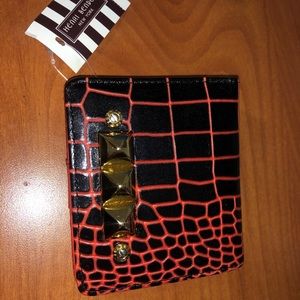 Henri Bendel Mini Wallet- crocodile